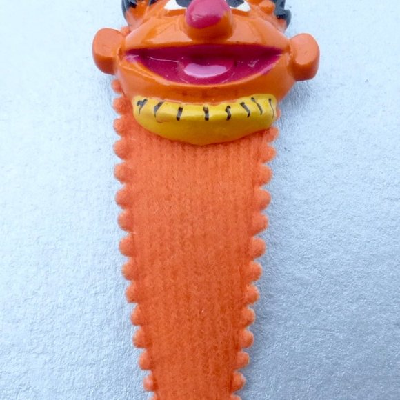 Ernie Sesame Street Hair Clips Orange Rare Fabric main image 7